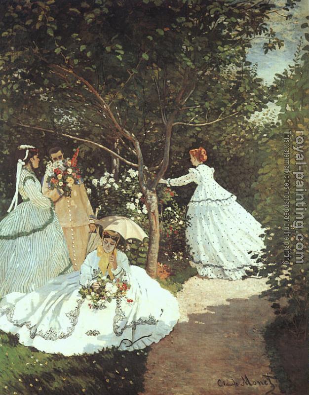 Claude Oscar Monet : The women in the Garden